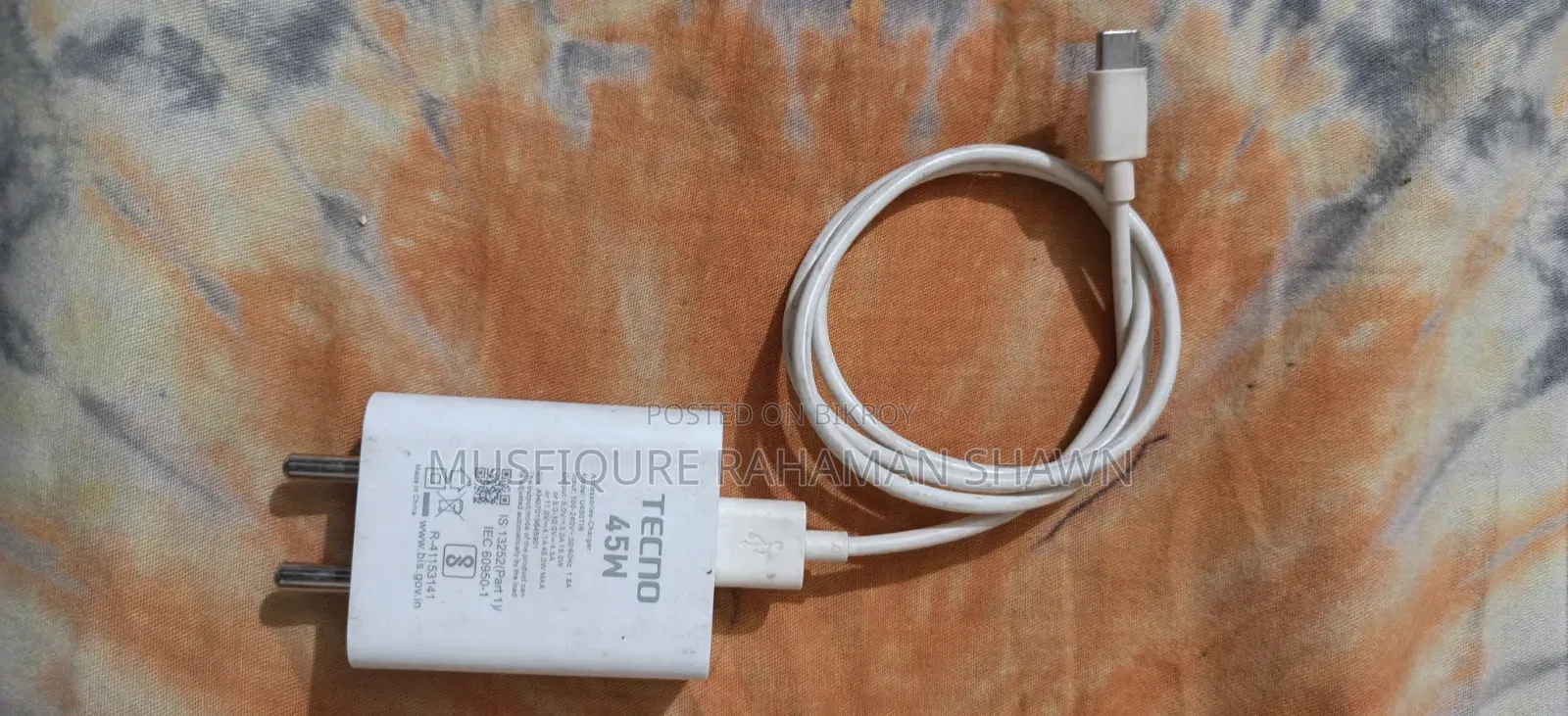 Infinix 45W Charger Original