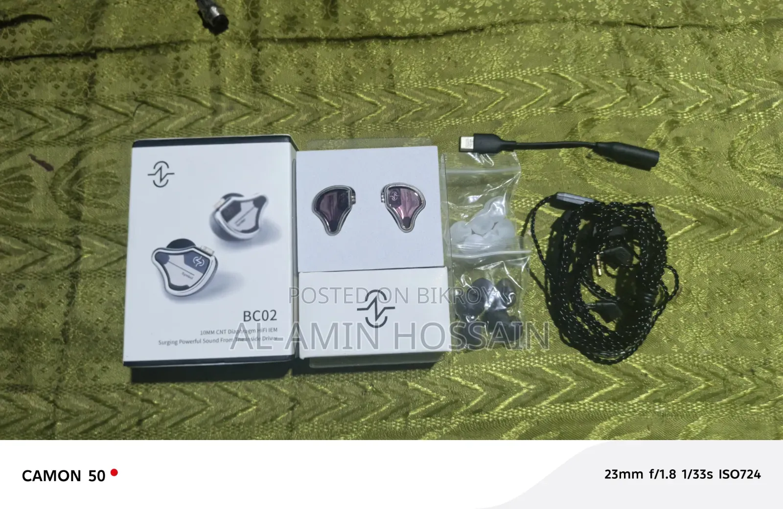 CCZ BC02  Iem Earphone With 3.5mm Jack