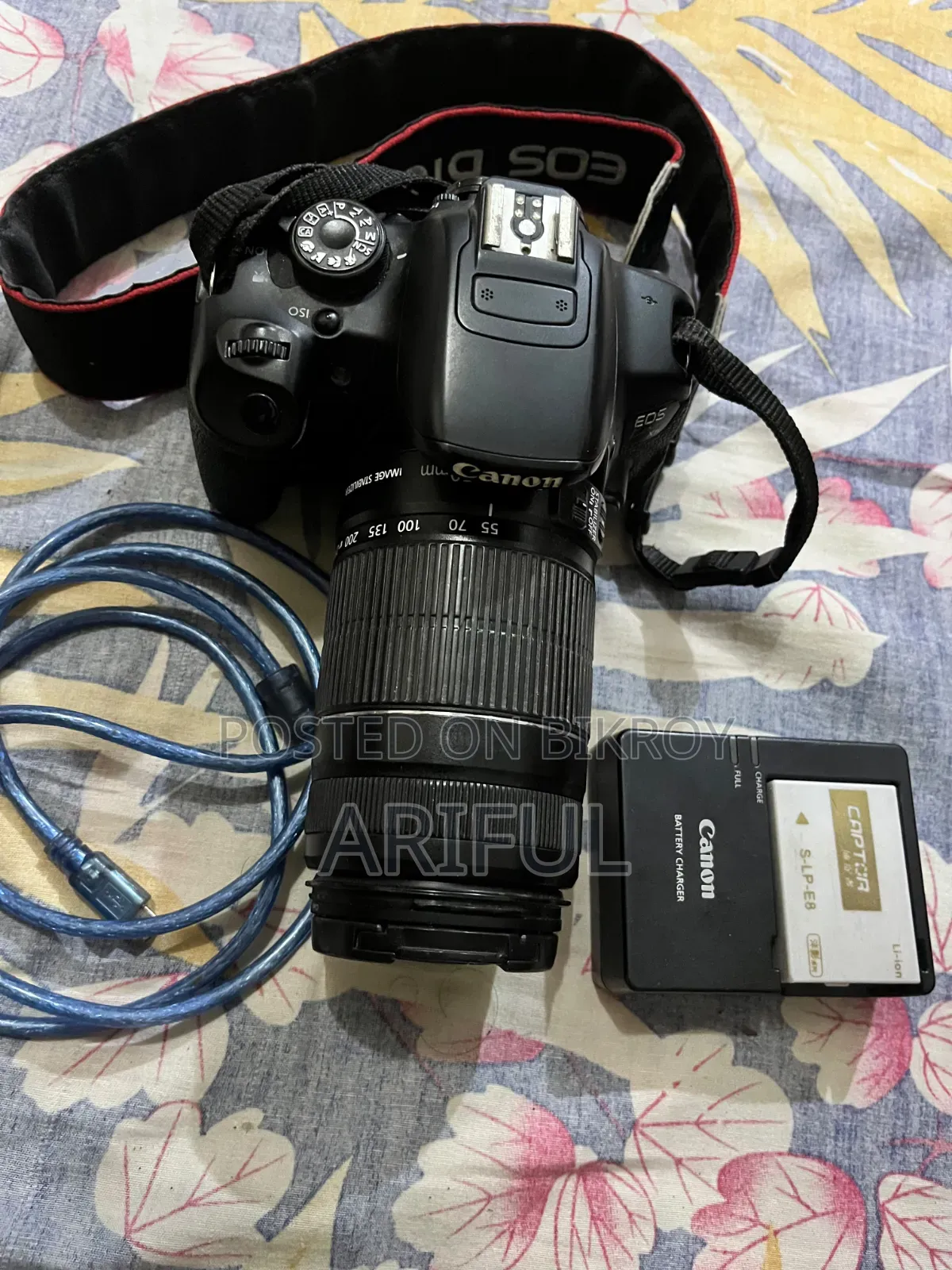 Conon Eos Kiss X7i Camera With 55/255mm Lens for Sell