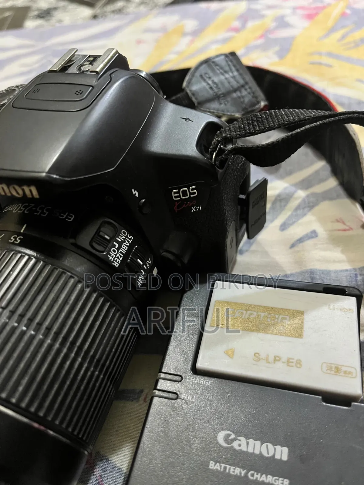 Conon Eos Kiss X7i Camera With 55/255mm Lens for Sell