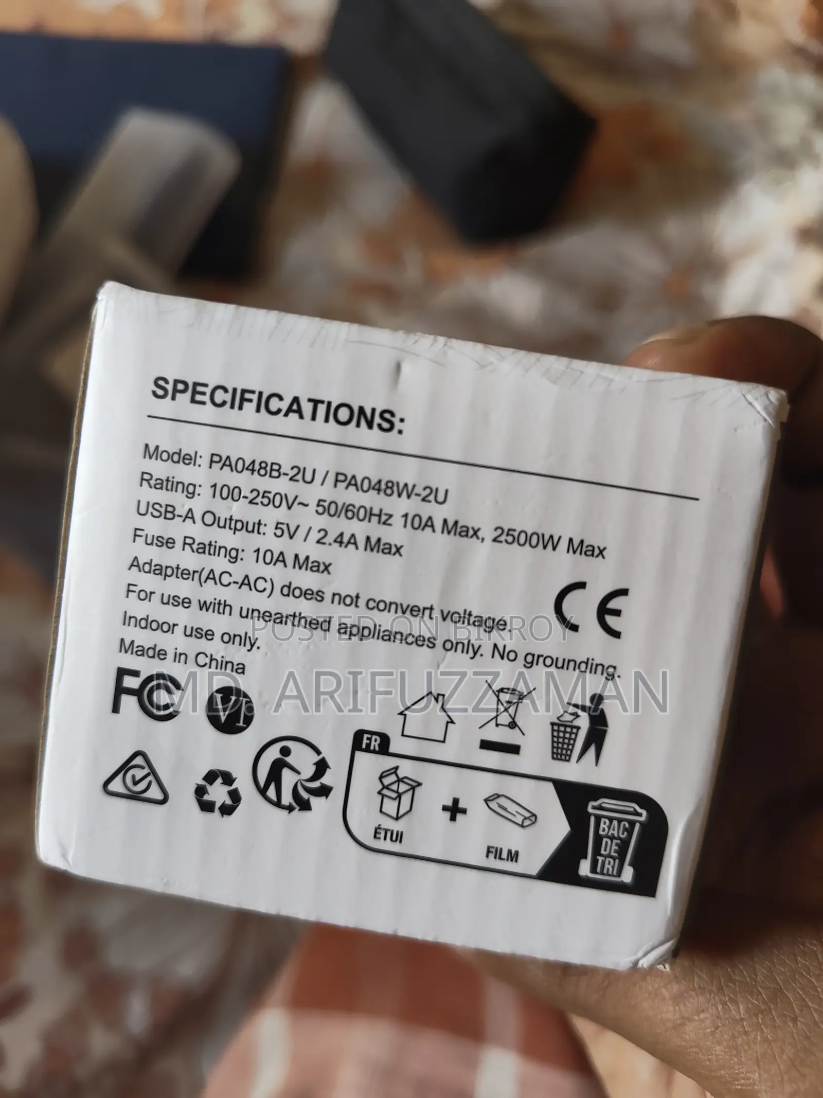 Travel Adaptor Charger