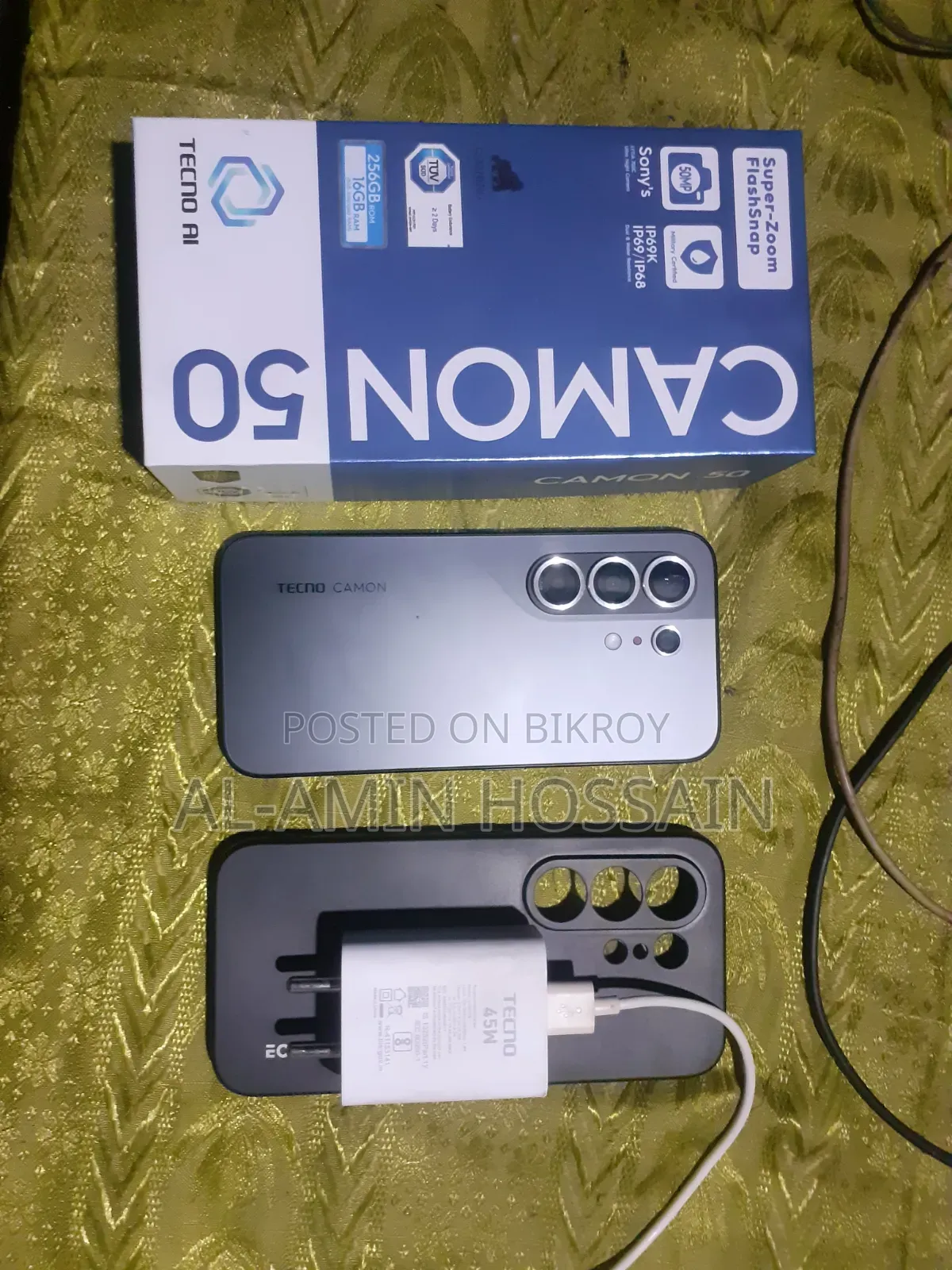 Tecno Camon 50 256 GB Black