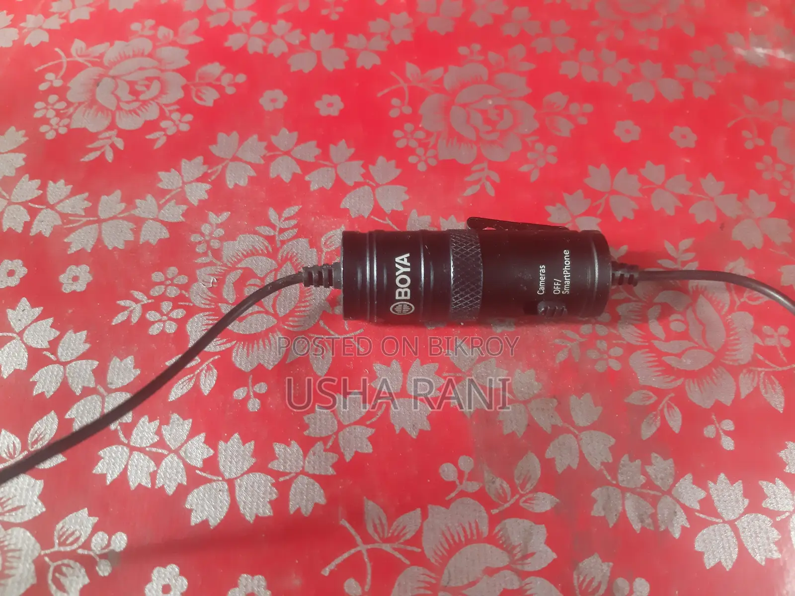 BOYA BY-M1 Original Lavalier Microphone – Good Condition