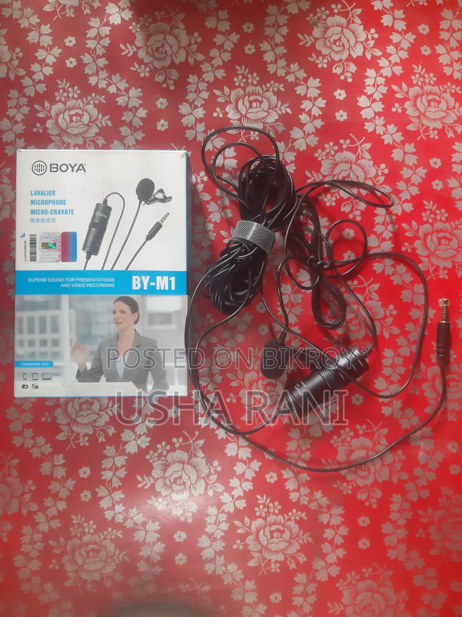 BOYA BY-M1 Original Lavalier Microphone – Good Condition