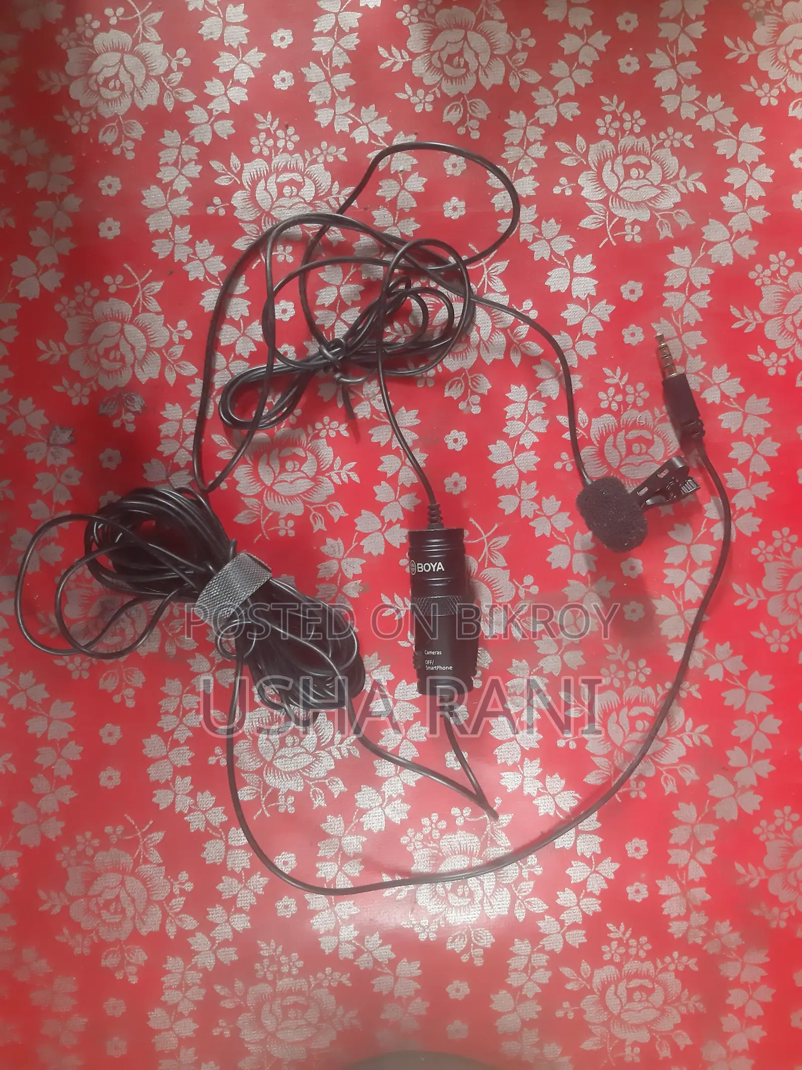 BOYA BY-M1 Original Lavalier Microphone – Good Condition