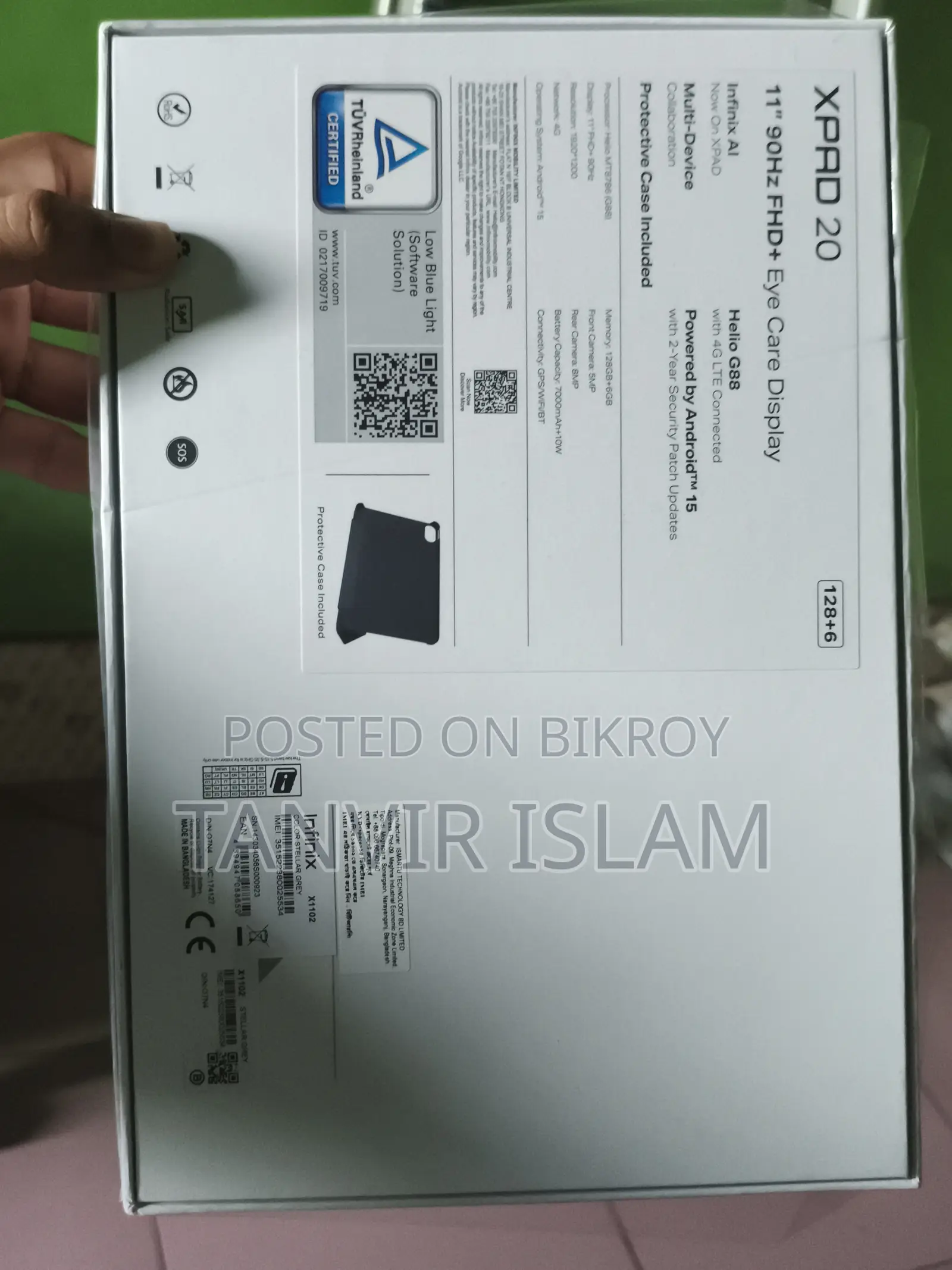Infinix Xpad 20 128 GB Gray