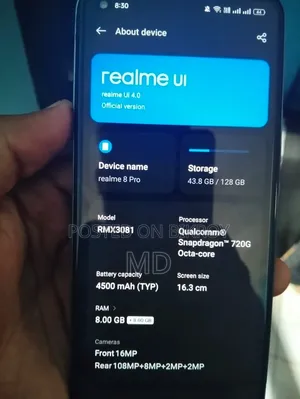 Realme 8 Pro 128 GB Blue