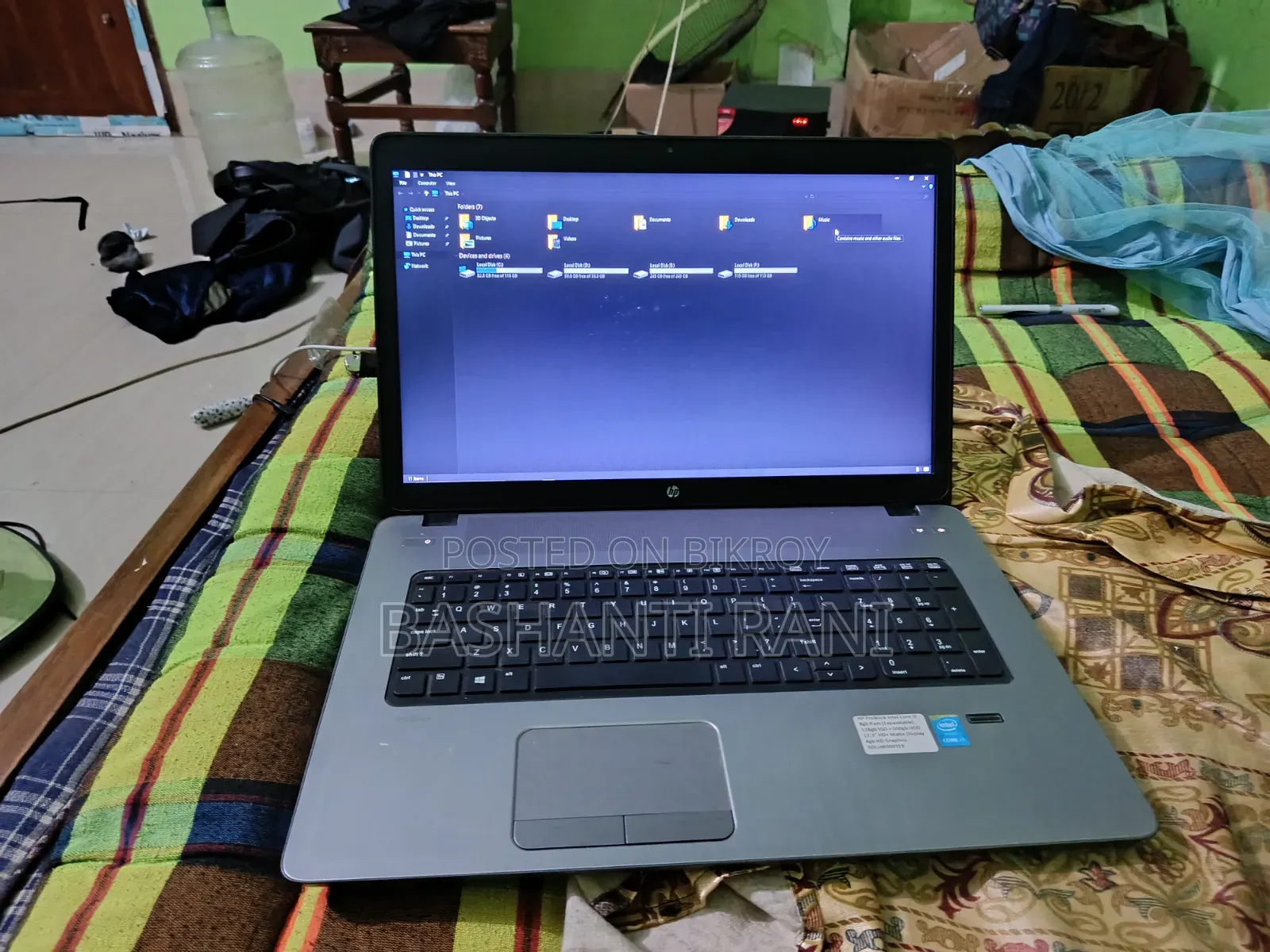 Laptop HP ProBook 470 G4 8GB Intel Core i7 HDD+SSD 500GB