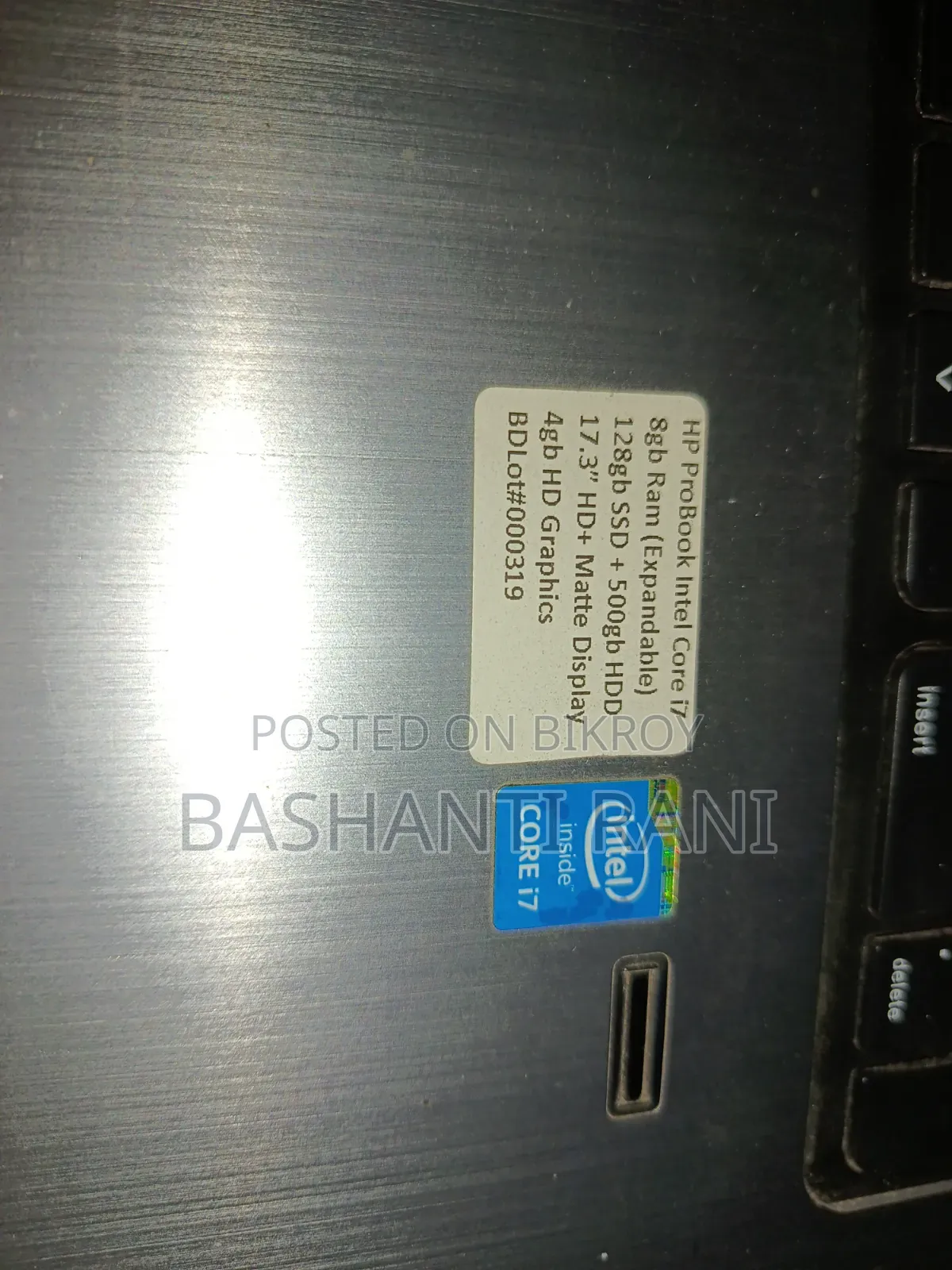 Laptop HP ProBook 470 G4 8GB Intel Core i7 HDD+SSD 500GB