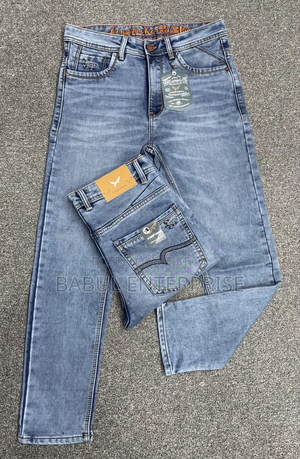 Kingfisher Premium Denim Jeans for Men – Stylish & Comfortable