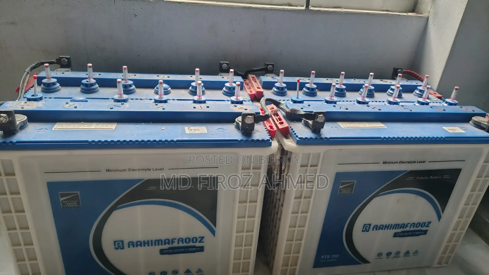 4 PCS Rahim Afroz RTB 200 Talltubler Battery