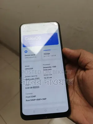 Oppo Reno8 5G 128 GB Black