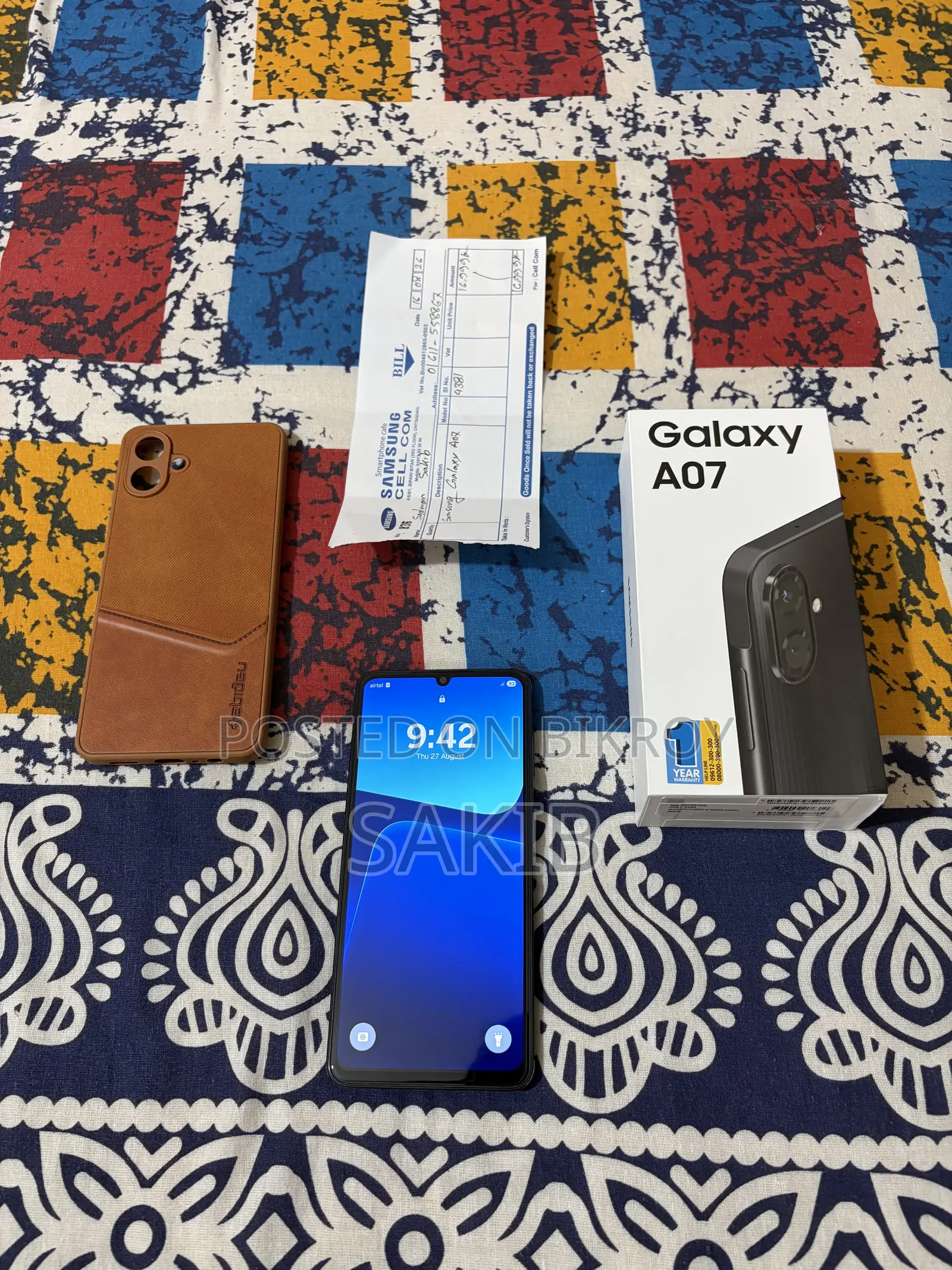 New Samsung Galaxy A07 4G 64 GB Black