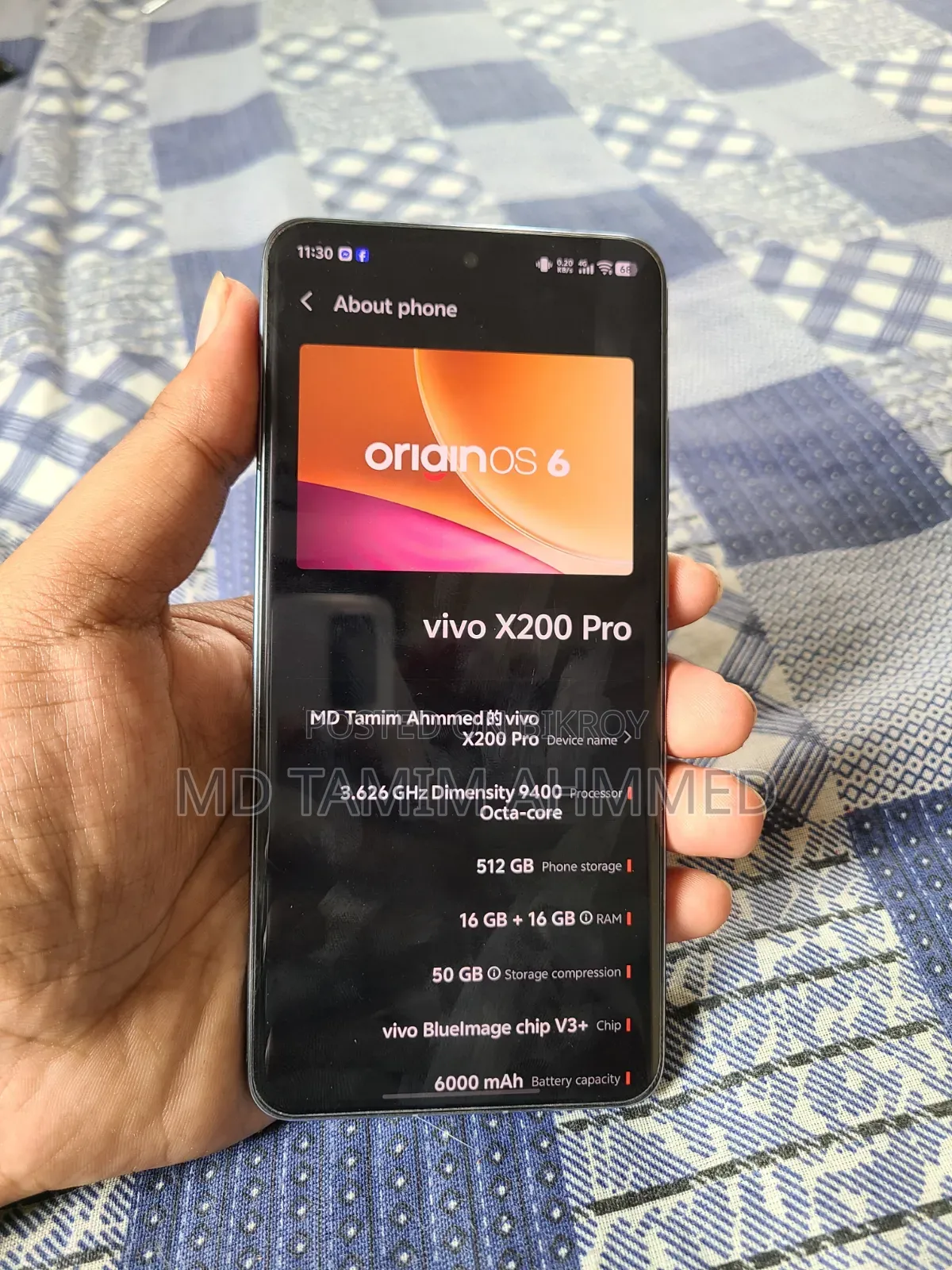 Vivo X200 Pro 512 GB Blue