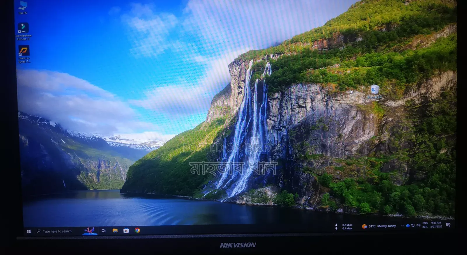 Hikvision 21.5" 100Hz IPS Monitor — For Sale