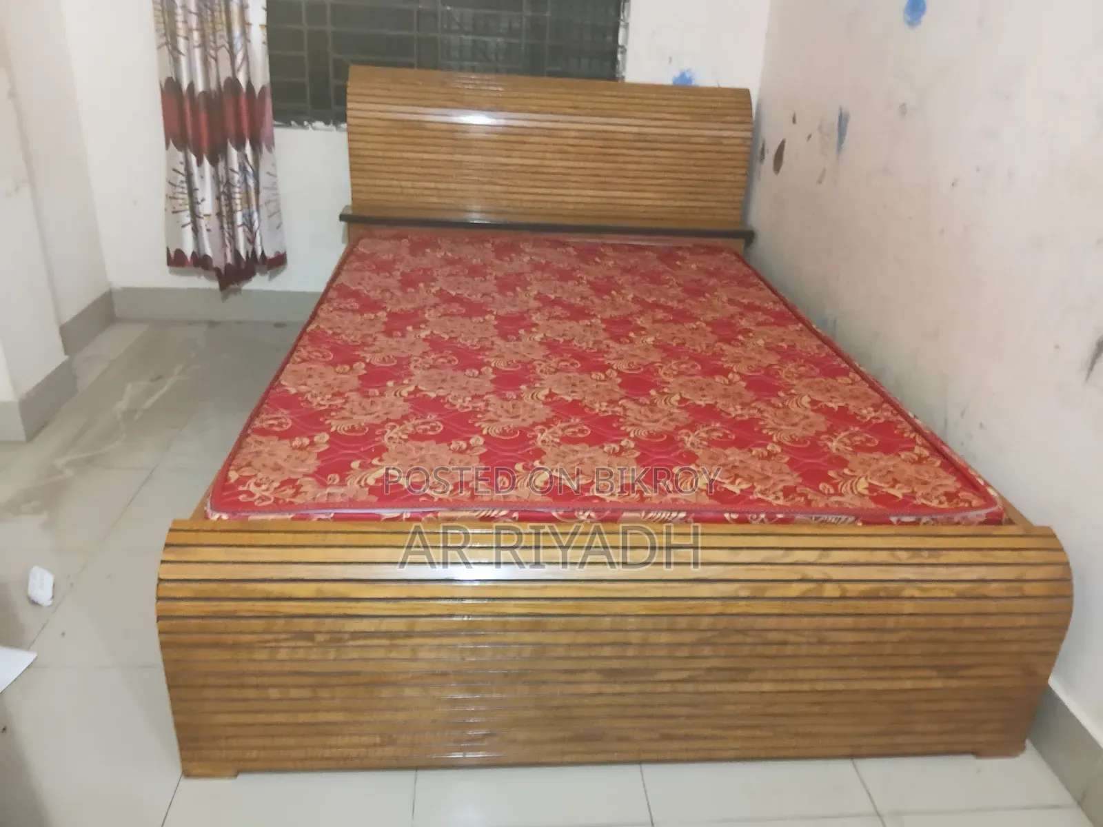 Used Bed and Mattress for Sale — Good Condition, Affordable Price!