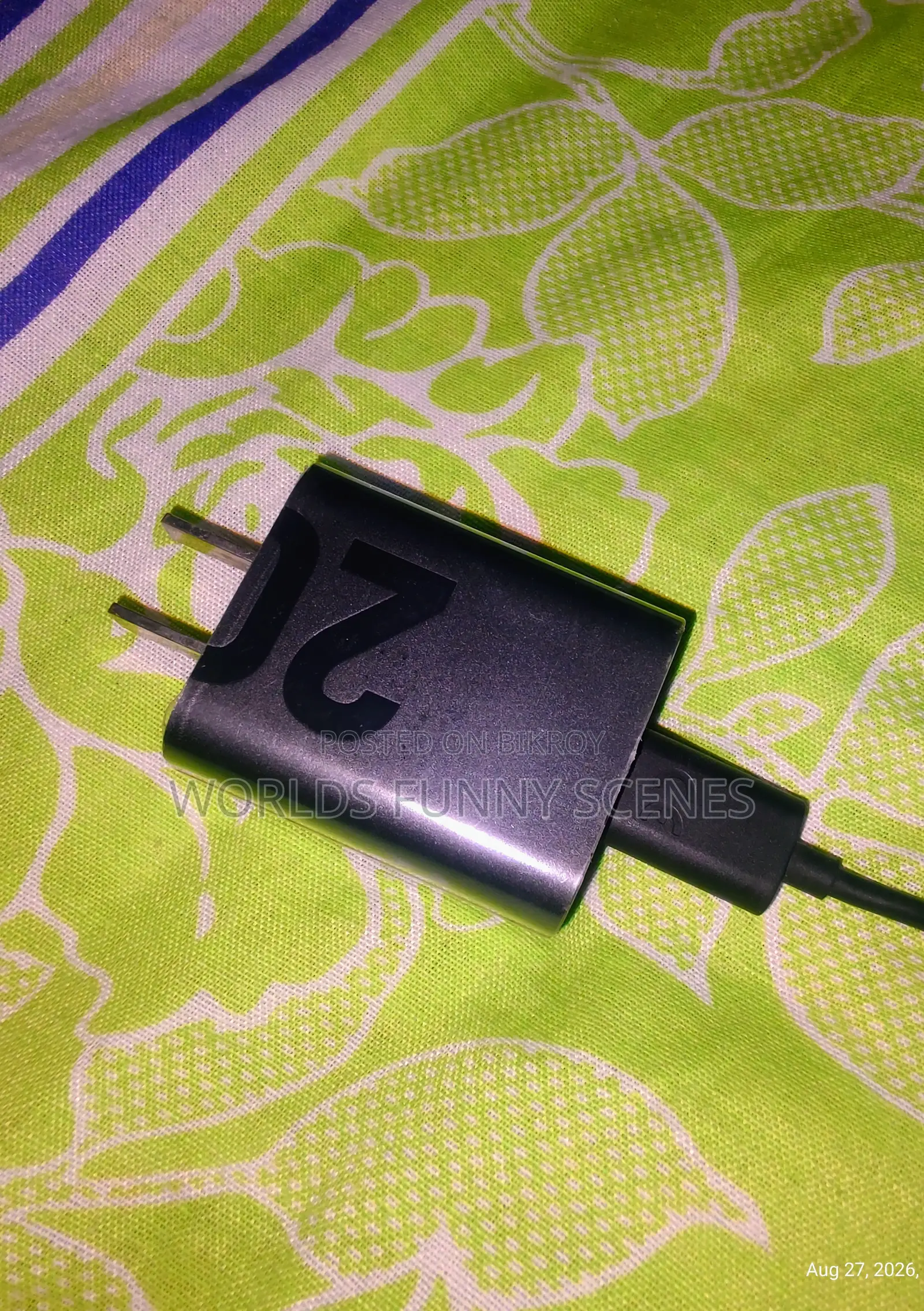 Original Motorola 20 Watts Fast Charger.