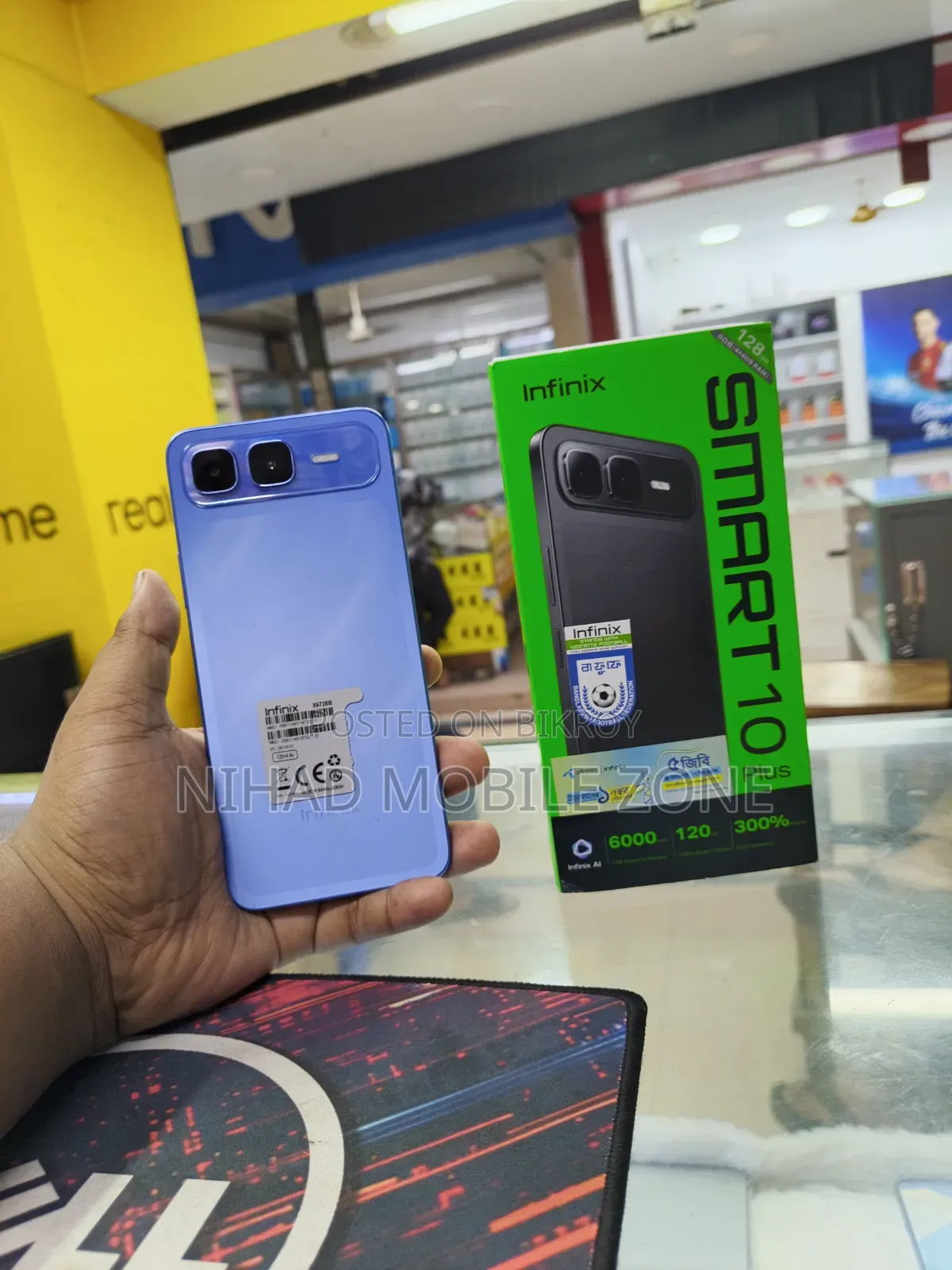 Infinix Smart 10 Plus 128 GB Blue