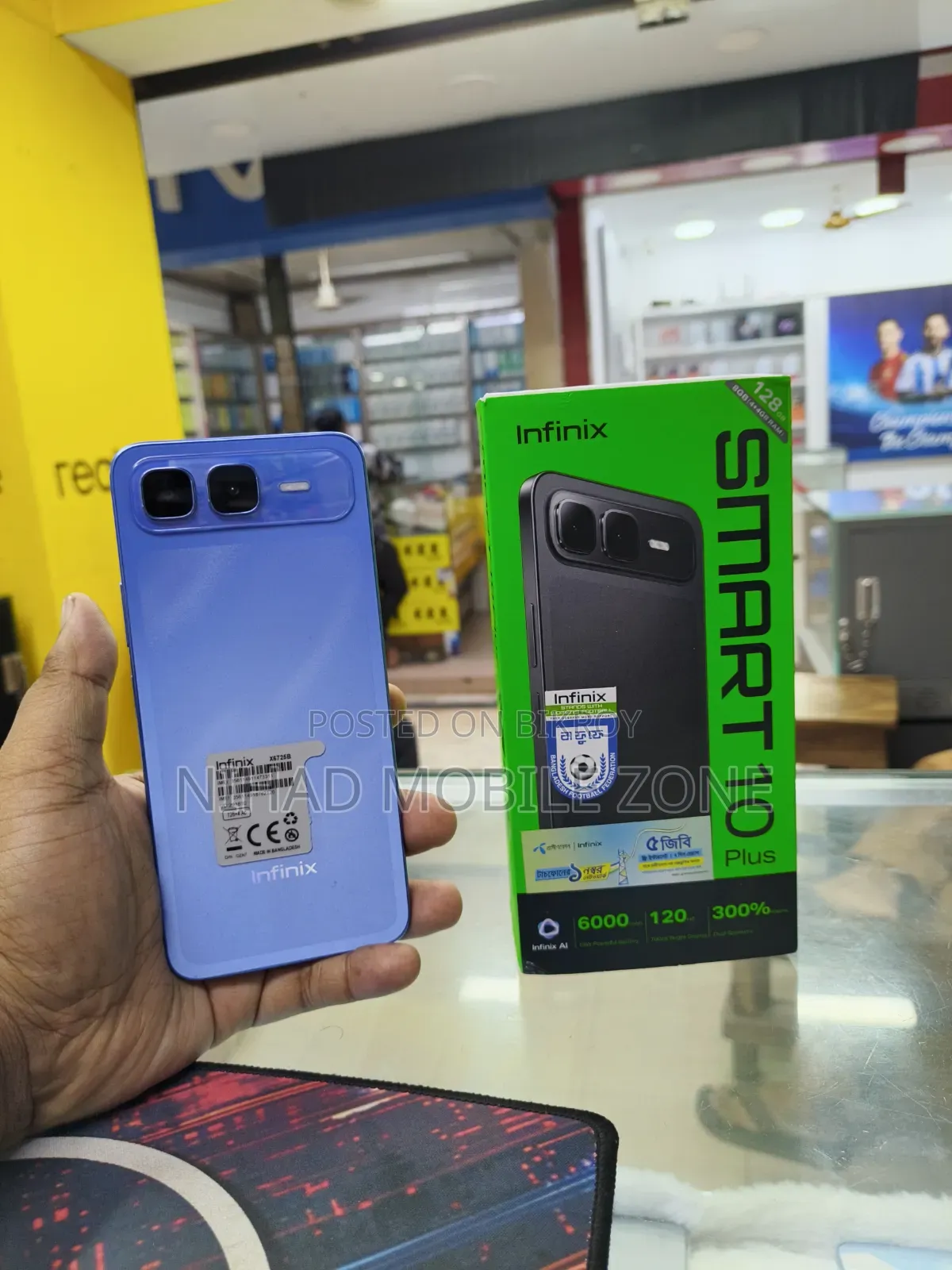 Infinix Smart 10 Plus 128 GB Blue