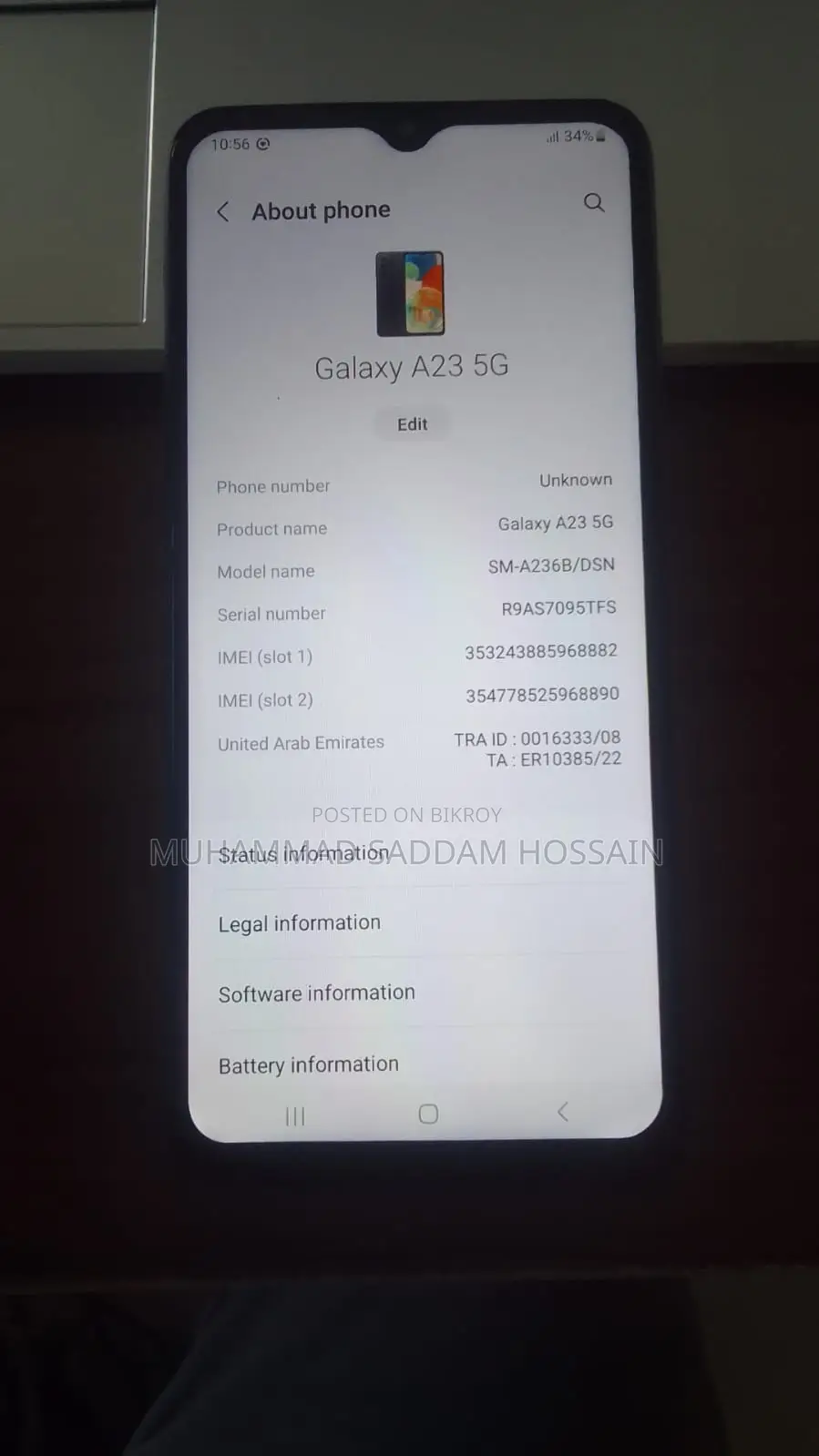 Samsung Galaxy A23 5G 128 GB Black