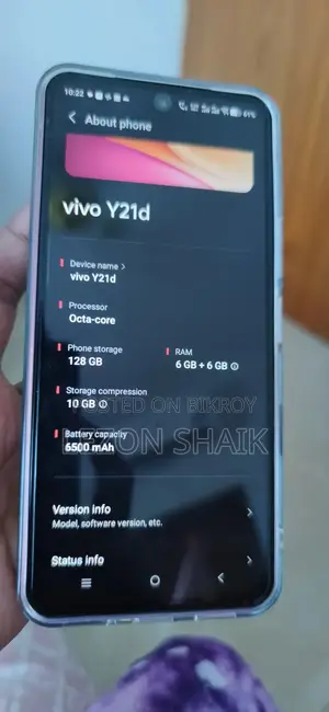 Vivo Y21d 128 GB Red
