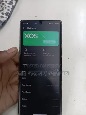 New Infinix Note 40S 256 GB Blue