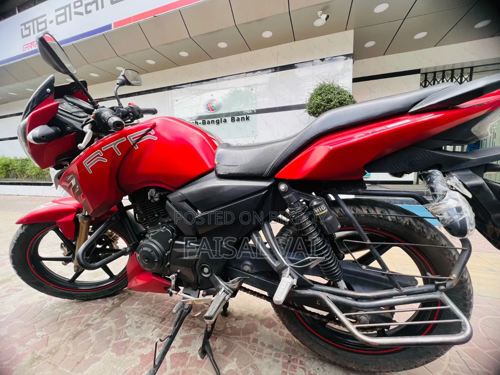 TVS Apache RTR 160 2V 2019 Red
