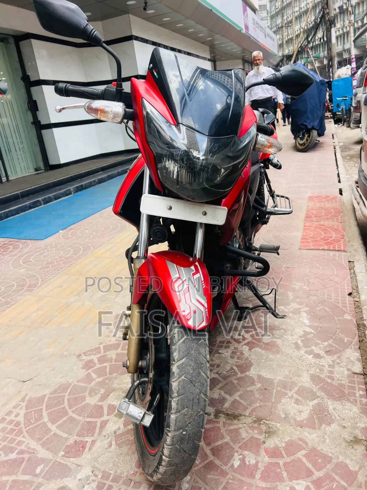 TVS Apache RTR 160 2V 2019 Red