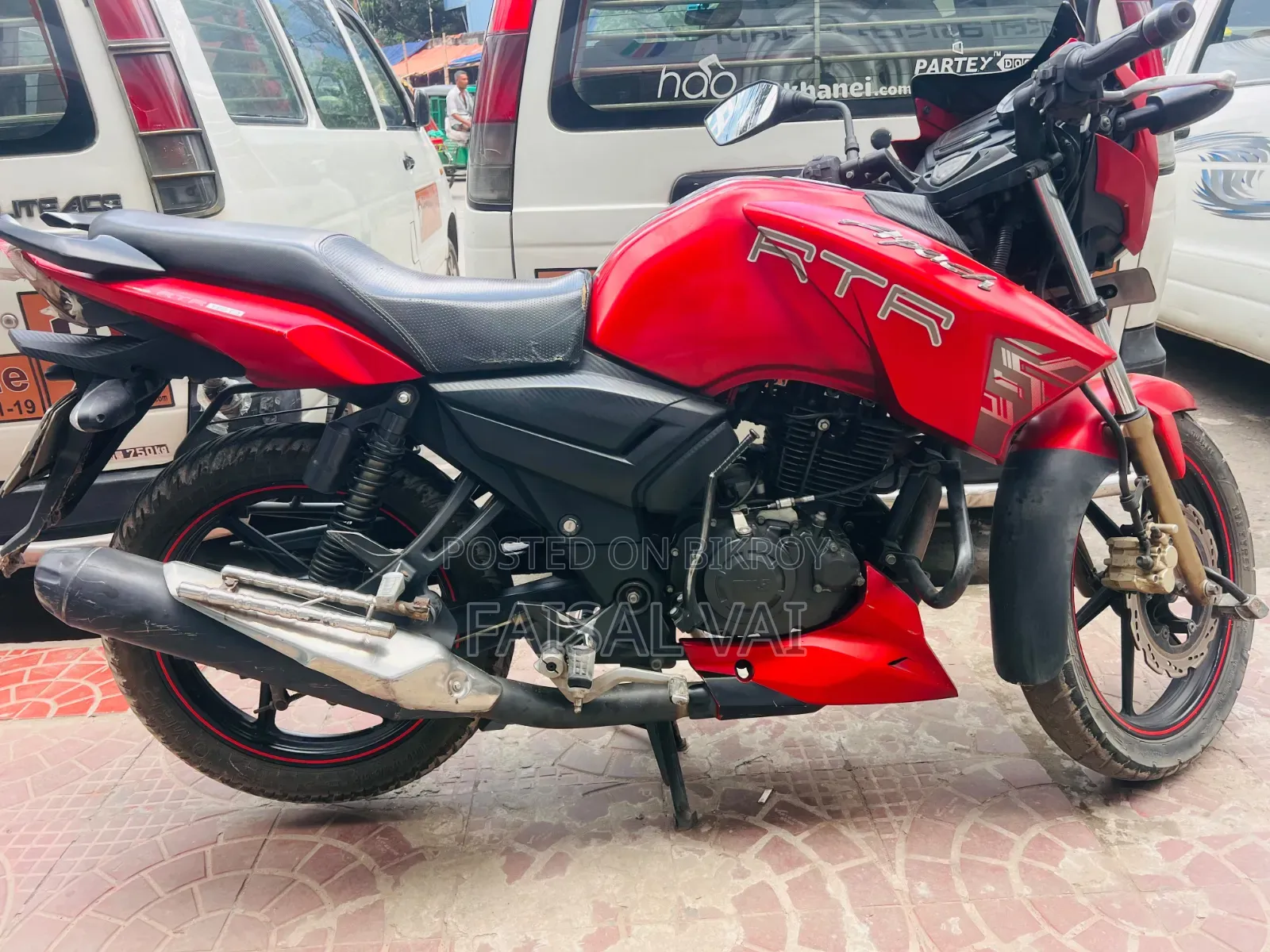 TVS Apache RTR 160 2V 2019 Red