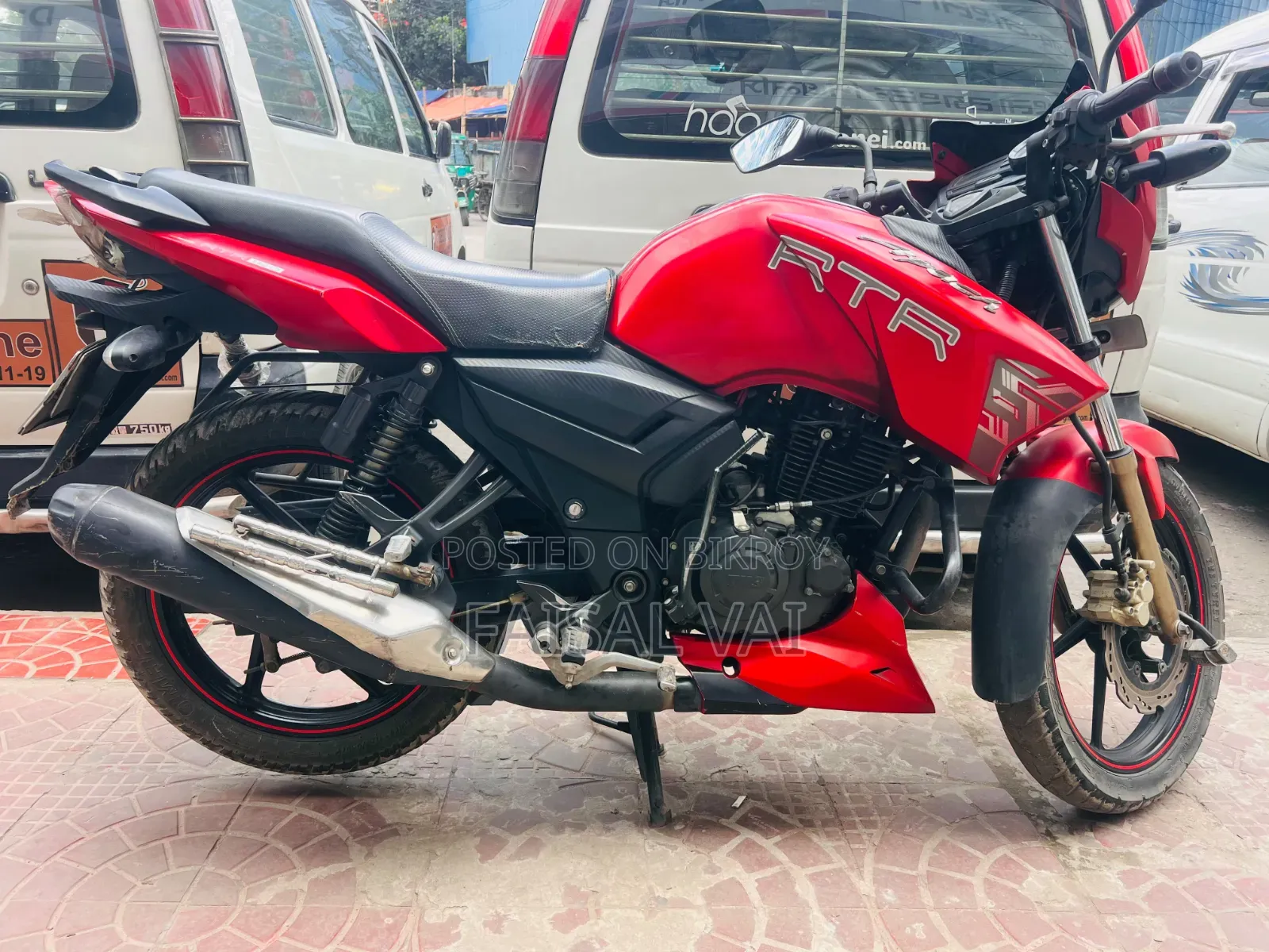 TVS Apache RTR 160 2V 2019 Red