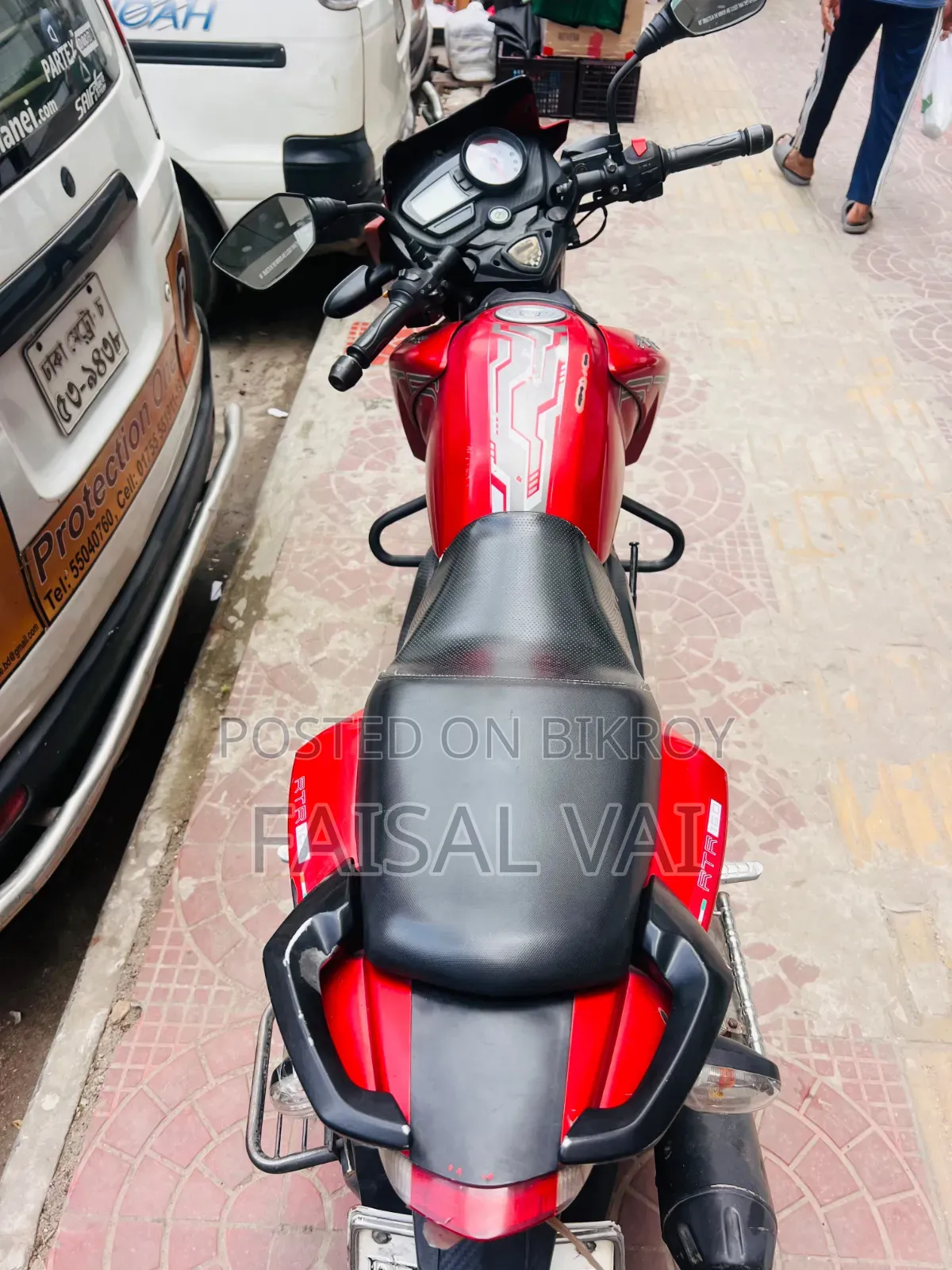 TVS Apache RTR 160 2V 2019 Red