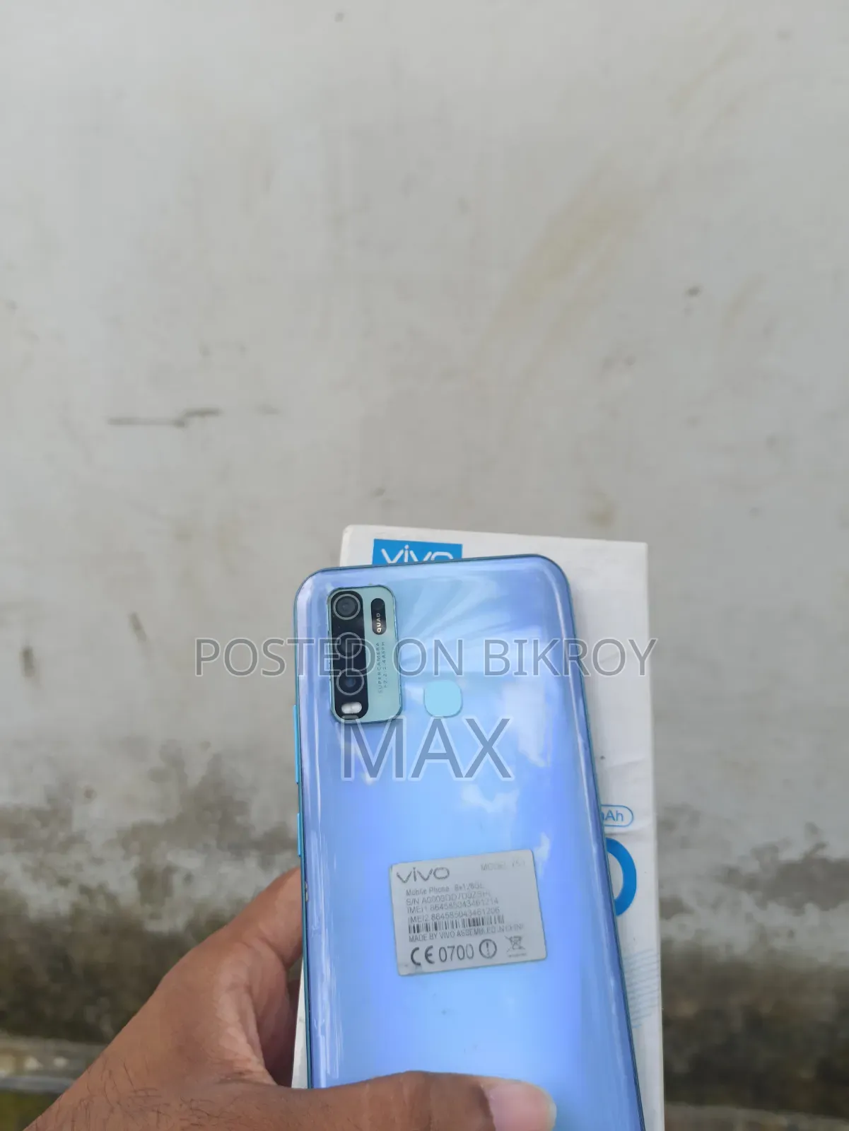 Vivo Y50 128 GB Blue