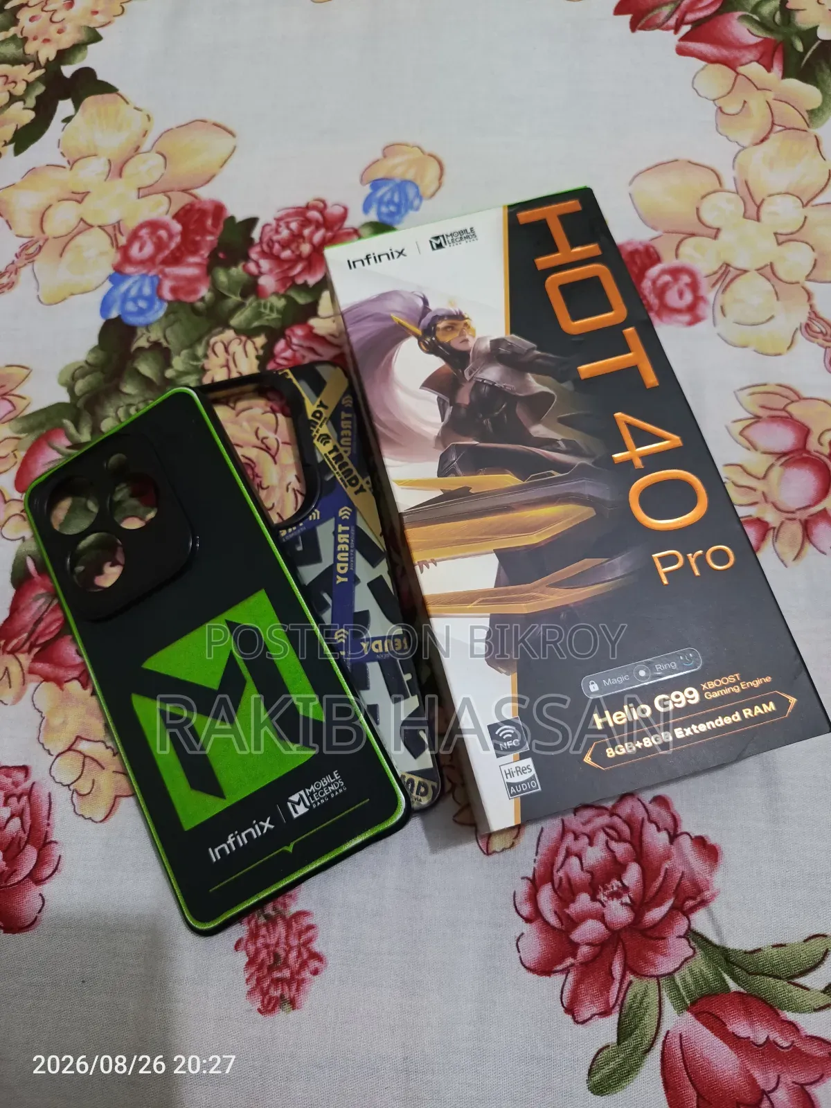 Infinix Hot 40 Pro 128 GB Gray