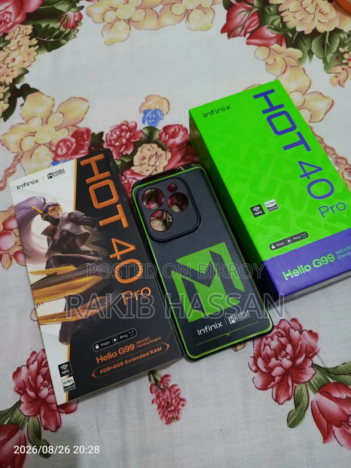 Infinix Hot 40 Pro 128 GB Gray