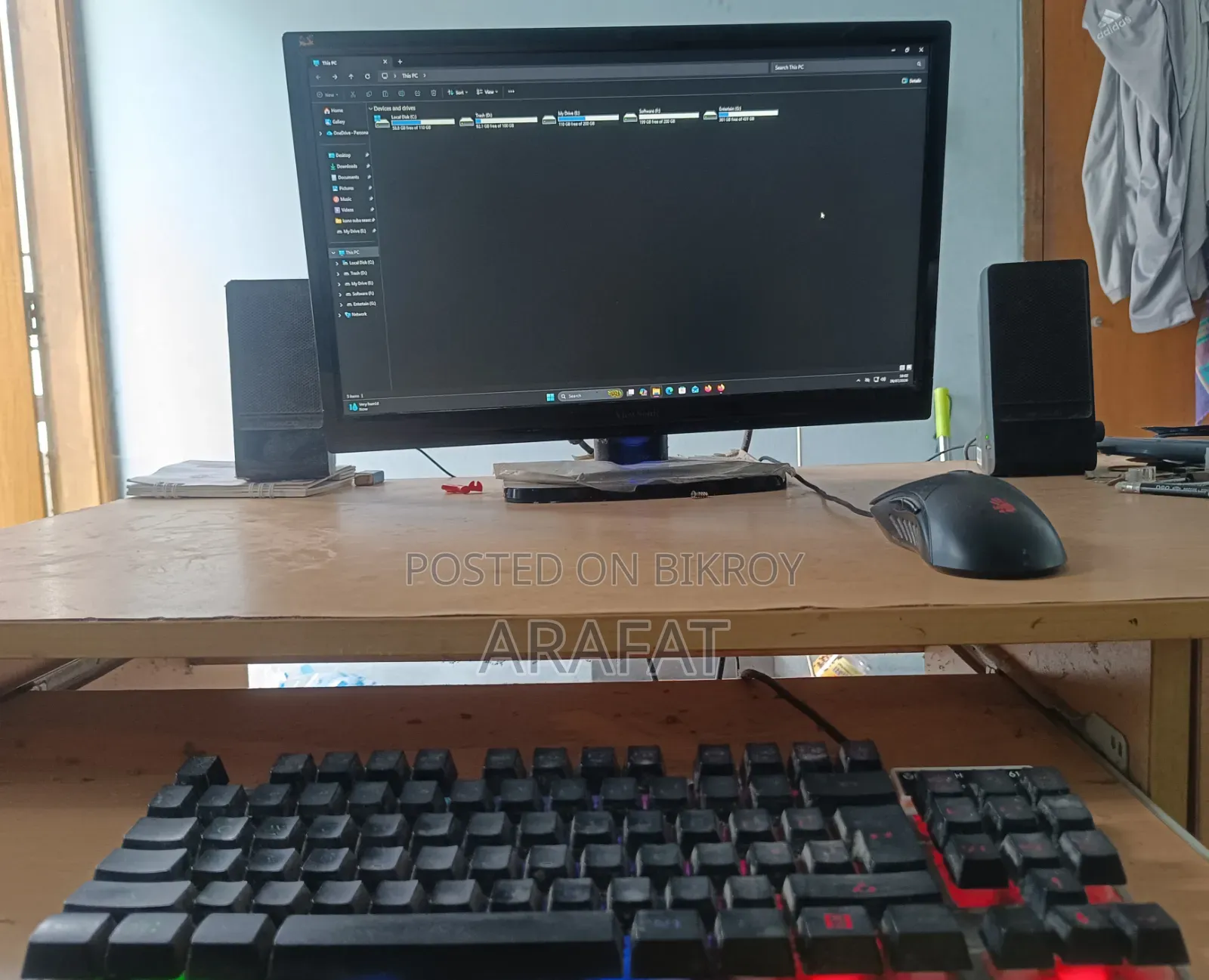 Desktop Computer Microsoft 16GB AMD Ryzen 5 HDD+SSD 1T