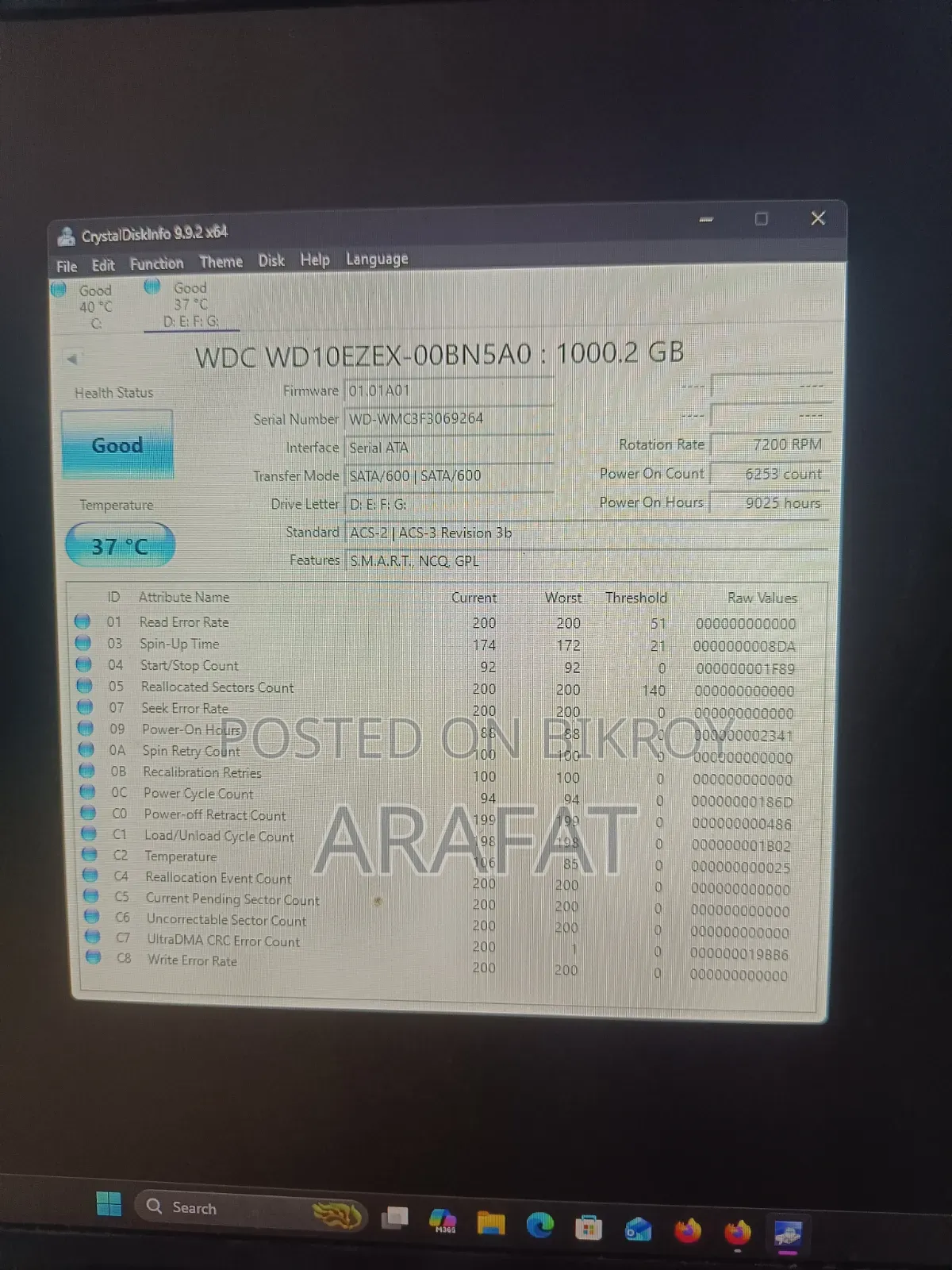 Desktop Computer Microsoft 16GB AMD Ryzen 5 HDD+SSD 1T