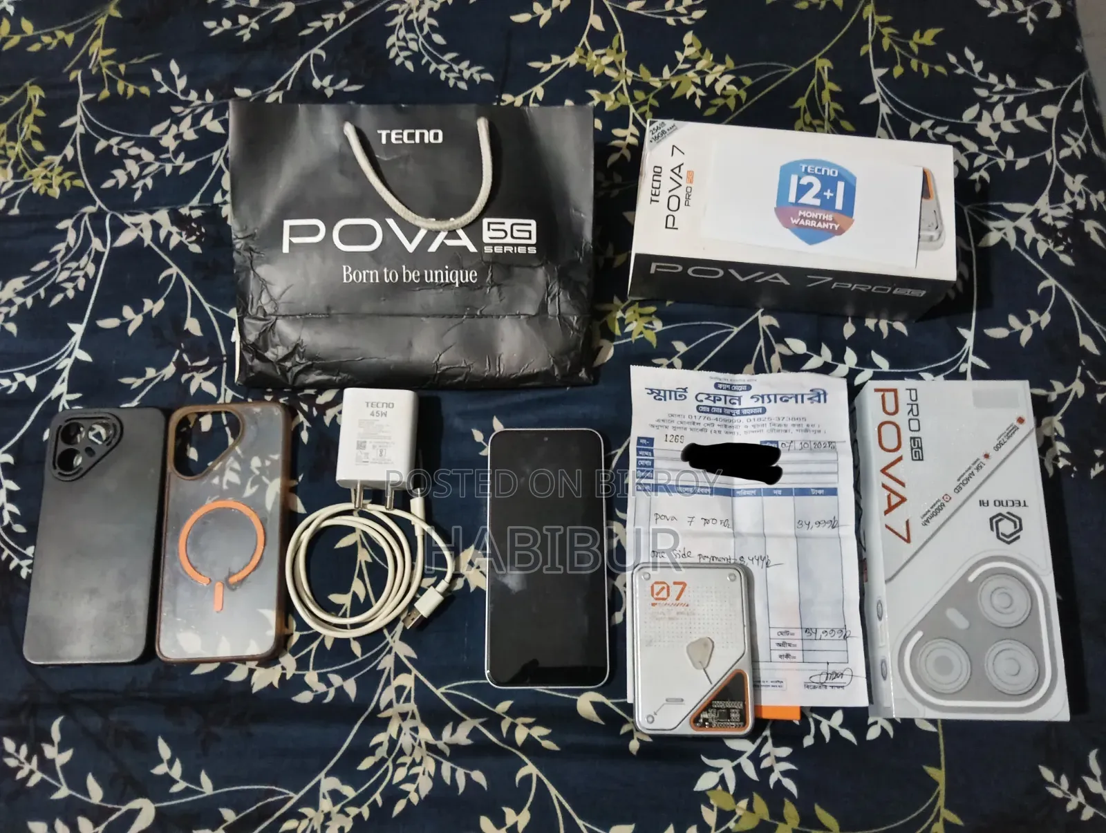 New Tecno Pova 7 Pro 5G 256 GB White