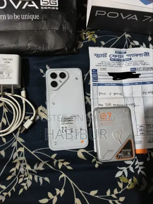 New Tecno Pova 7 Pro 5G 256 GB White