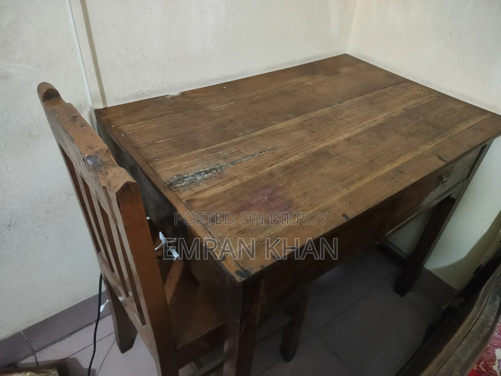 Teak Wood Study Table