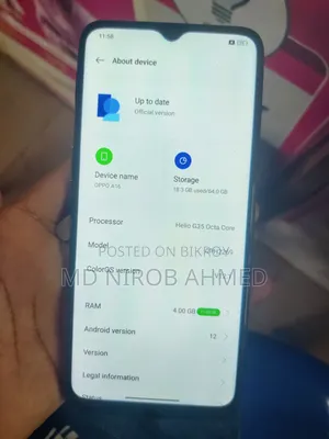 Oppo A16 64 GB Black