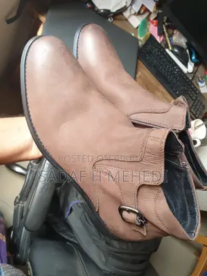 TEMADOU Smooth Nubuck Leather Shoes. Size 45