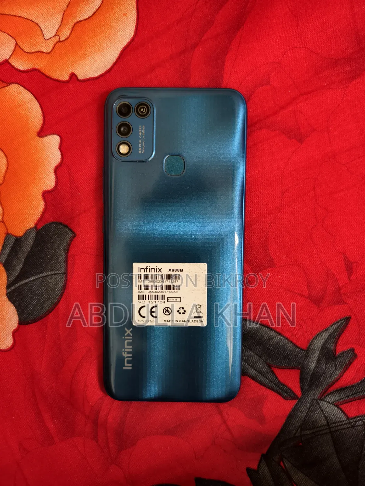 Infinix Hot 10 Play 64 GB Blue