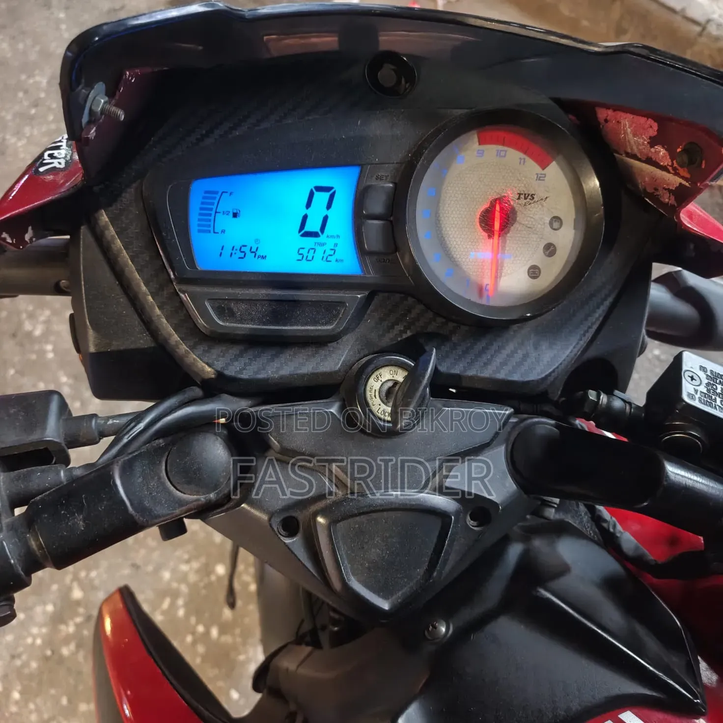 TVS Apache RTR 160 2V 2019 Red