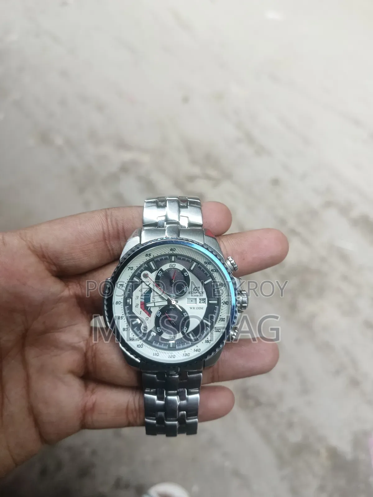 EF-558 Japan Stanless Steel 10bar5177 EDIFICE CASIO