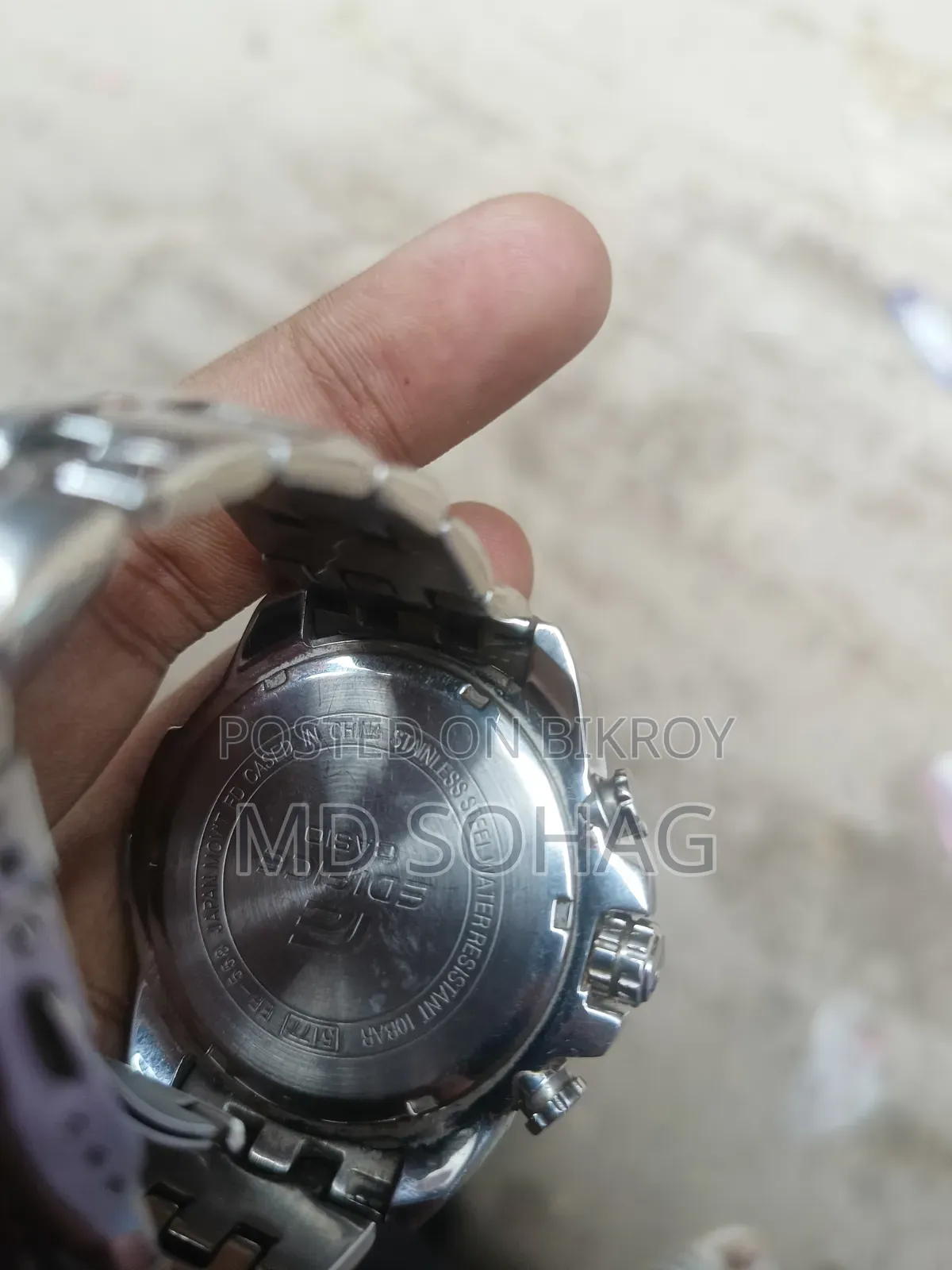 EF-558 Japan Stanless Steel 10bar5177 EDIFICE CASIO