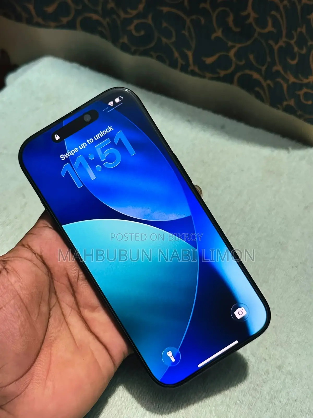অ্যাপল আইফোন ১৬ প্রো ১২৮ জিবি কালো