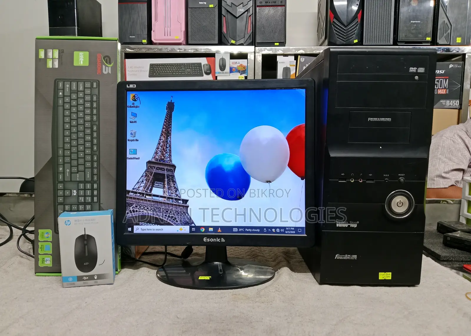 Desktop Computer 4GB Intel Core 2 Duo HDD 500GB
