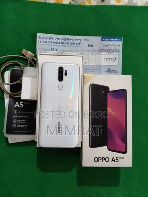 নতুন অপো এ৫ ১২৮ জিবি হোয়াইট