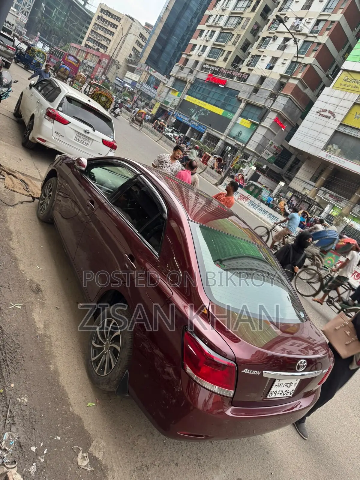 Toyota Allion 2018 Maroon