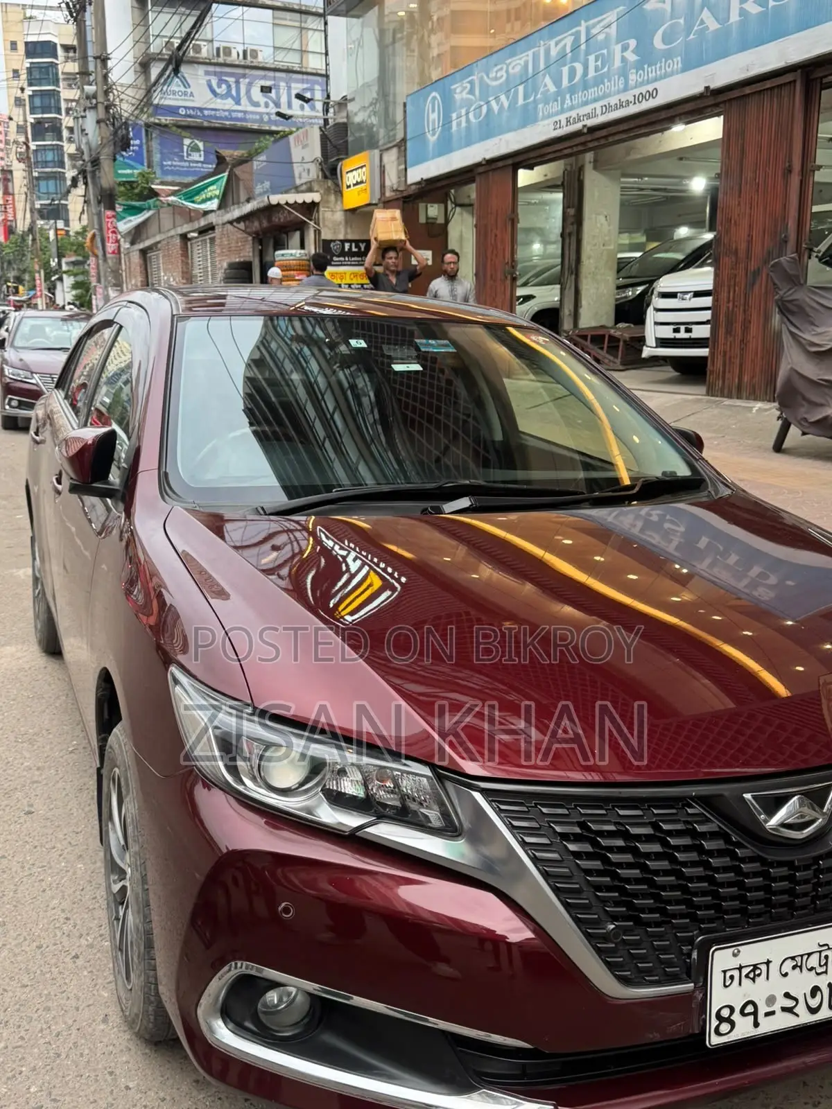 Toyota Allion 2018 Maroon